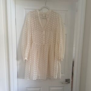 Sheer Polka Dot Dress